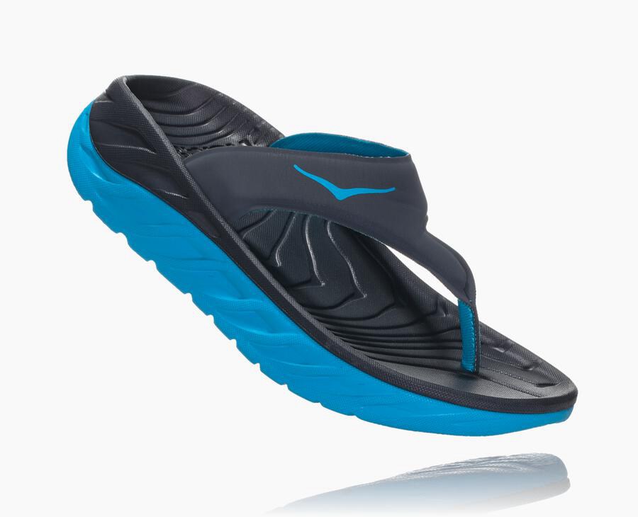 Hoka One One Ora Recovery Flip Sandaler Dam - Marinblå - FCYTM-4613